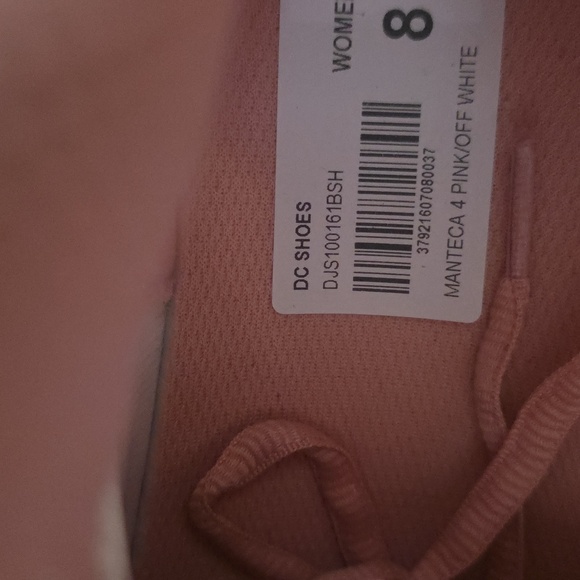 NWT Women's DC MANYECA HI-TOP PINK SNEAKERS. SICK!! & Size 8 - Picture 5 of 10